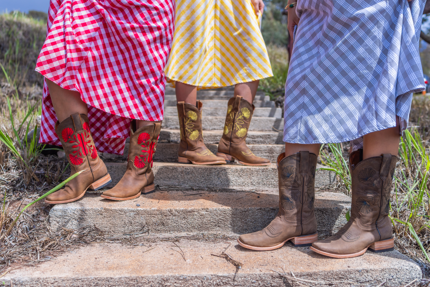 Leather & Lei - Cowgirl Boots - Aloha Inspired